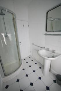 Bathroom with large shower