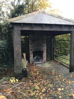 Fire Pit at the bottom of the garden