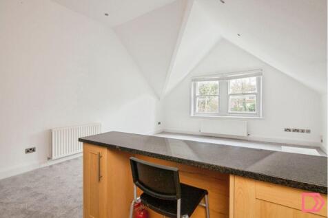 open plan living room view from kitchen