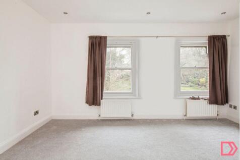 Bedroom windows overlook garden
