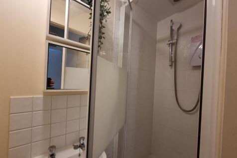 Shower open door