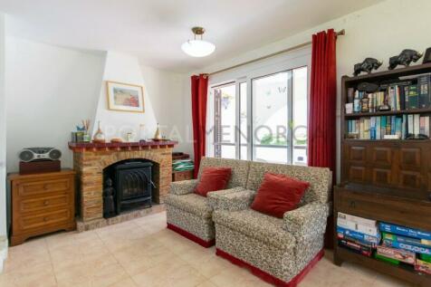 Living room with sea views and pool in S&#39;Algar