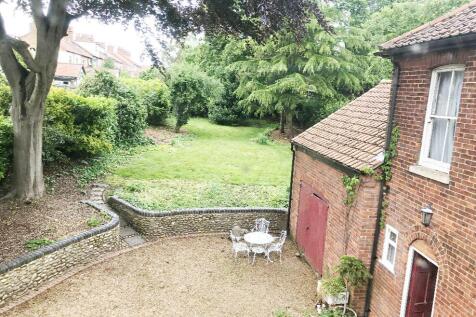 Rear of property