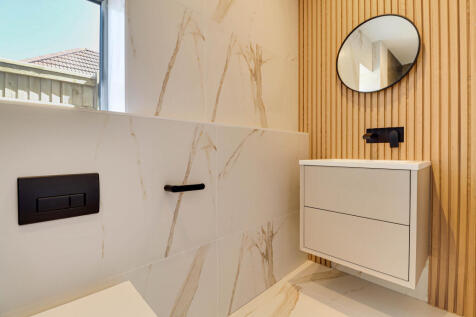 Birch House cloakroom