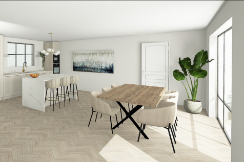 Plot 5 CGI kitchen