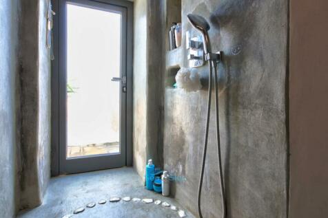 spacious shower room