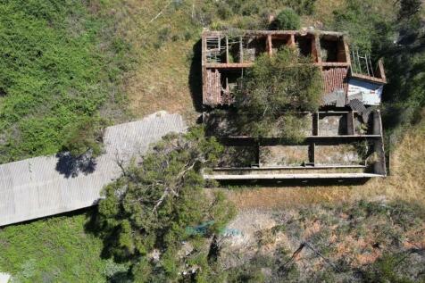 aerial view of ruin