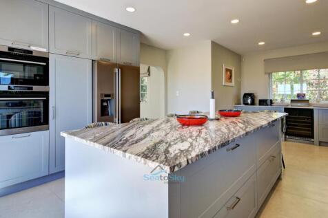kitchen with island