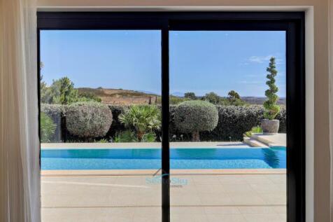 patio doors to the pool terrace