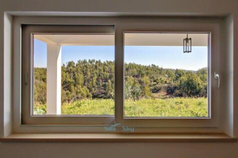 master bedroom with stunning views over the countryside