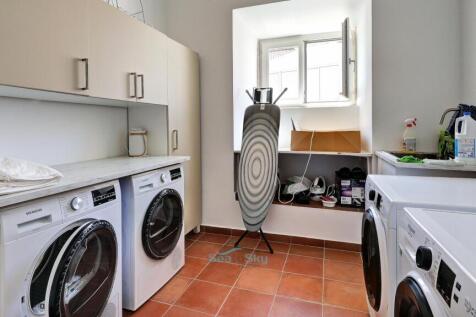 communal laundry room