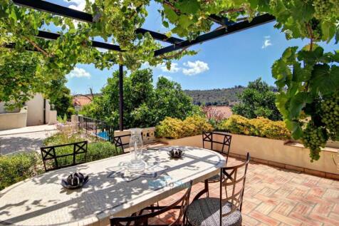 overlooking the formal gardens