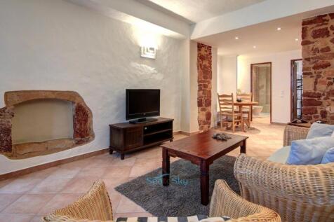 living room with original stone