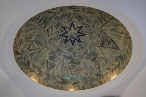 &#39;zellige&#39; tiled dome in bedroom 4