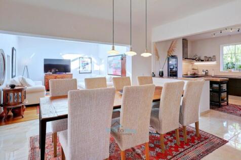 open plan living, dining, kitchen area