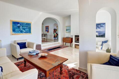 sunken lounge with wood burner