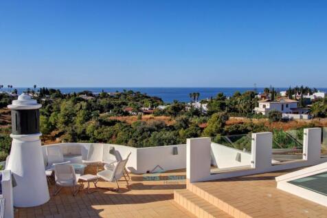 large roof terrace overlooking the valley and sea