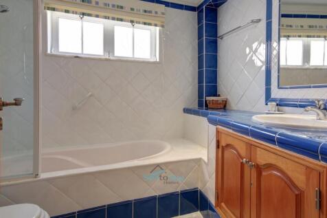 bath with shower over