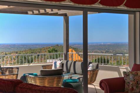 views across countryside