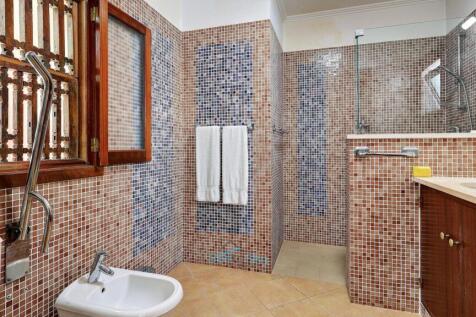 mosaic tiled bathroom