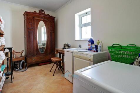 spacious utility room