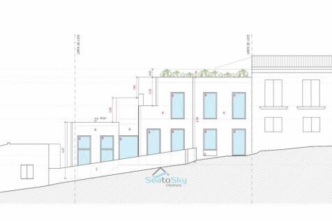 front aspect from the street