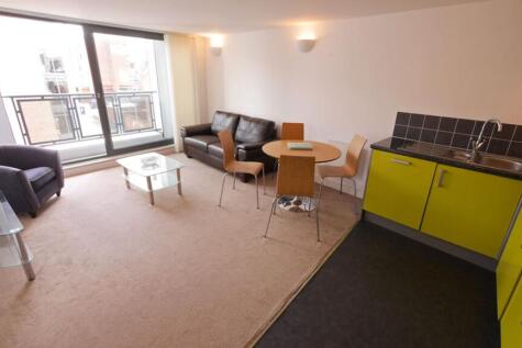 living area/kitchen