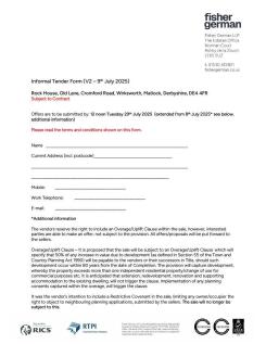 Tender Form 1