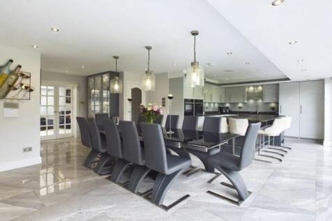 Open plan kitchen dining living 