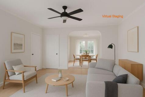 Staged living room