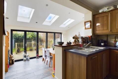 Kitchen through to dining room