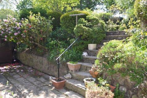 Steps up to garden