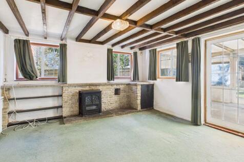 Living room with fireplace