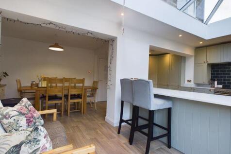 Kitchen through to dining room