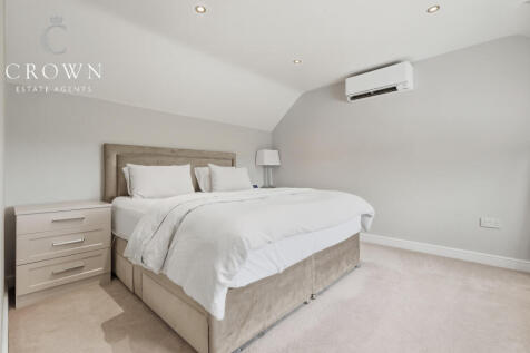 Master Bedroom with Air conditioner unit