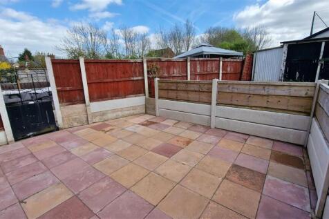 Paved Rear Garden