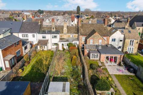 Aerial view from rear