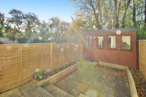 Rear garden and home office