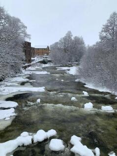 Winter River Shot