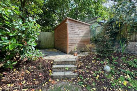 Raised Patio Area/Shed