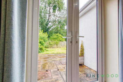 French doors in Bedroom 1