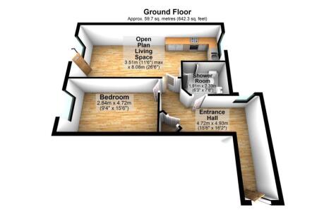 Flat 7 38C , Hatton Mews, Broad Green, Wellingboro