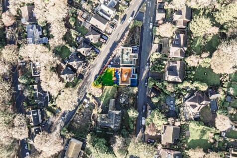 Aerial with defined plot