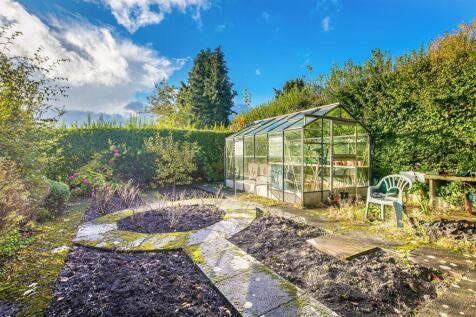 Rose garden and conservatory