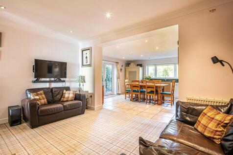 Snug area through to dining kitchen