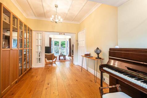 Reception room off living room