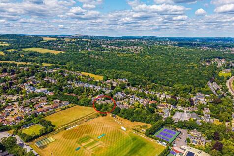 Highlighted aerial shot