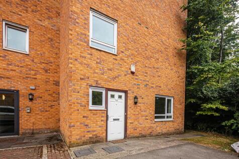 Entrance to flat and parking bay