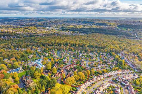 Aerial overview of area