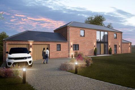 Front with driveway CGI